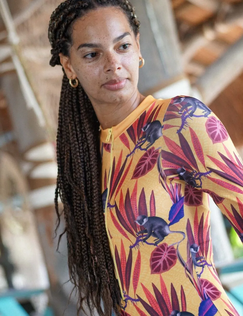 Amazonica long sleeve swimsuit - Image 3